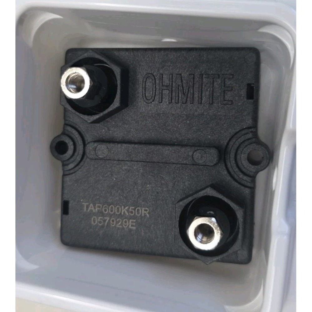 OHMITE TAP600K50RE HEAT SINKABLE PLANAR RESISTOR